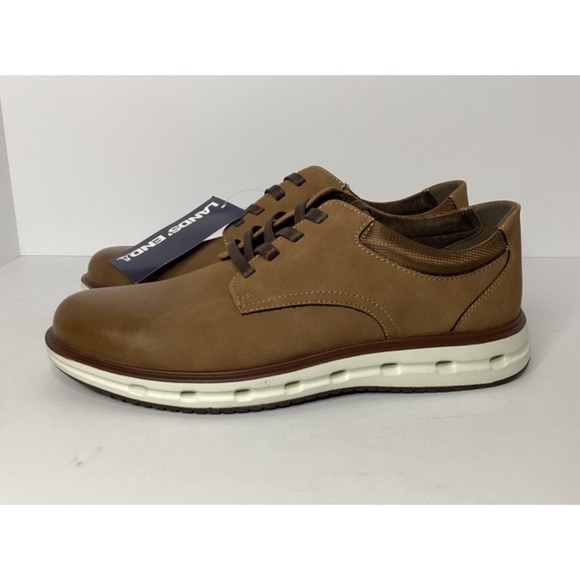 Lands End Men's Sport Oxford Loafer Lace Up Size 11 Brown NEW - Picture 5 of 7